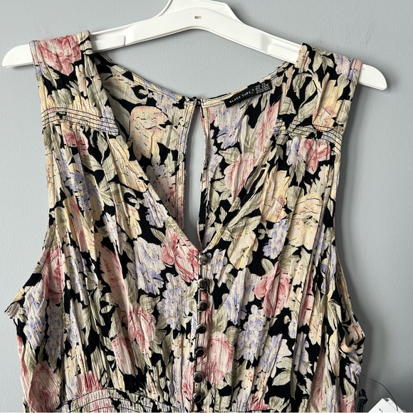 BLACK TAPE Trendy Plus Size Elasticized-Waist Jumpsuit Size 1X - Picture 3 of 10